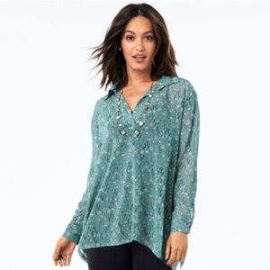 Cabi Chase blouse Field of Flowers 3761